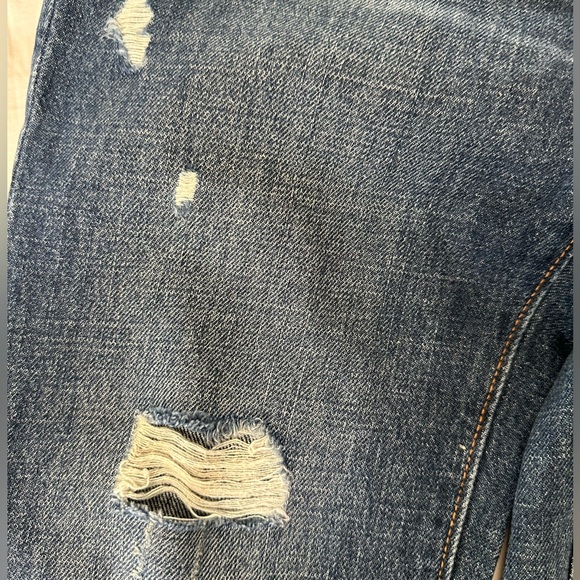 Distressed Roll-Cuff Jean Overalls for Girls | Old Navy - Picture 11 of 11